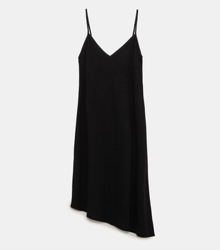 Zara + Strappy Asymmetric Dress