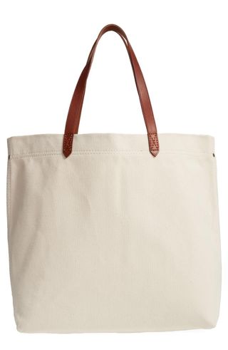 Madewell + Canvas Transport Tote in Brown