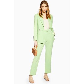 Topshop + Apple Green Suit