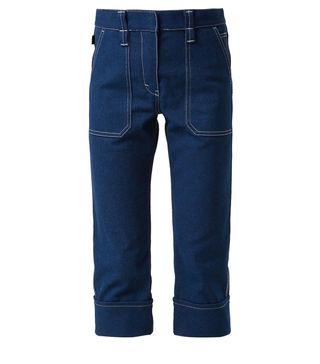 Chloé + Mid-Rise Cropped Jeans
