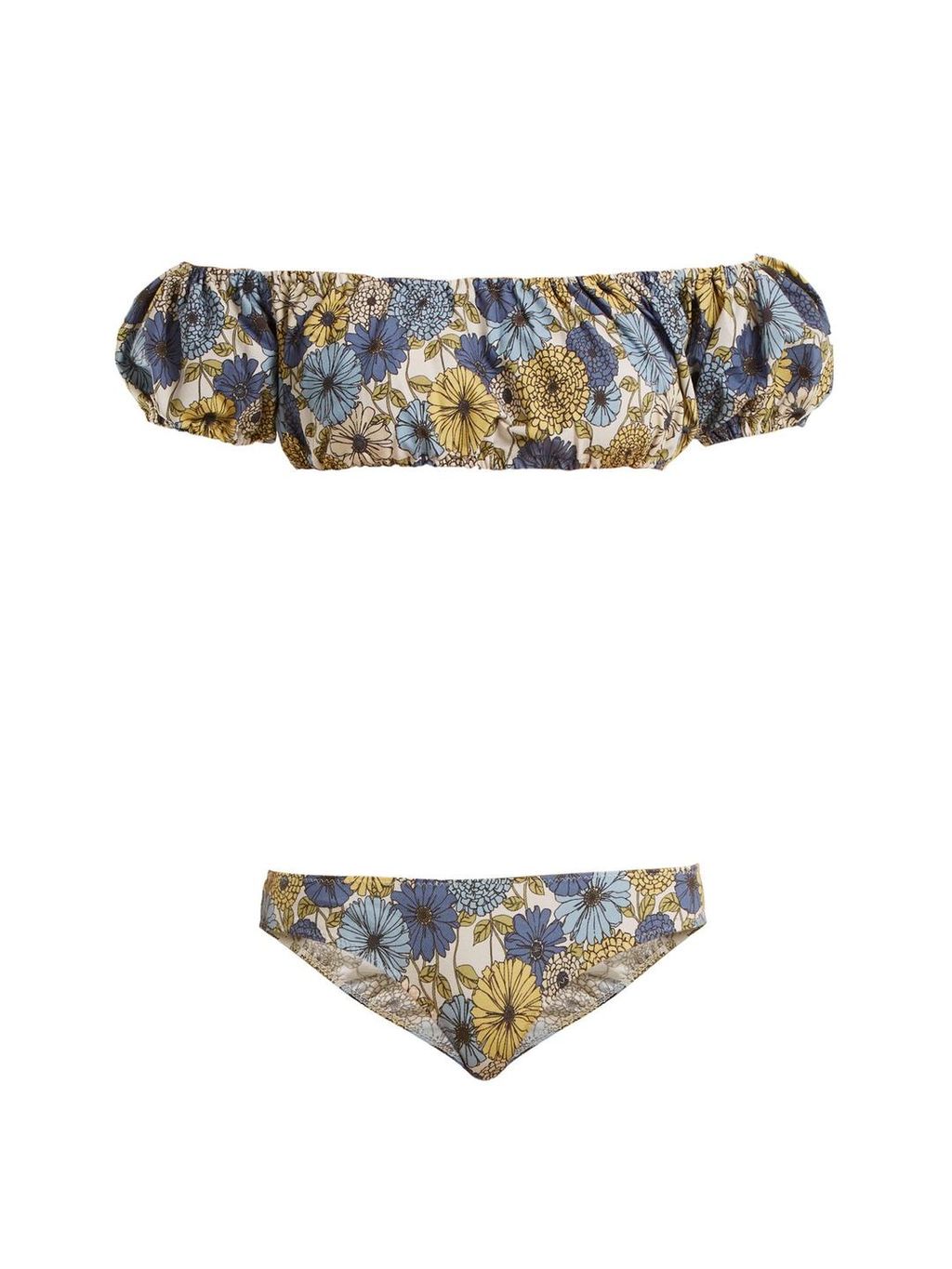 Fringe Off Shoulder Swimsuit main image 0