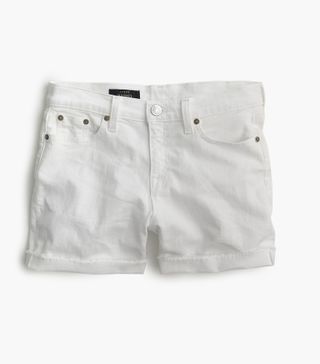 J.Crew + Denim Short in White