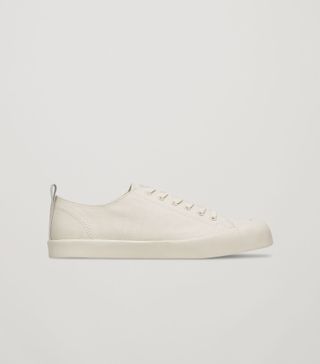 COS + Lace-Up Canvas Sneakers