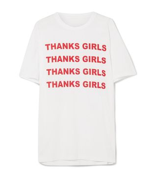 Stella McCartney + International Women's Day Printed Cotton-Jersey T-Shirt