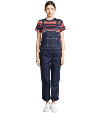 Rag & Bone + Patched Dungaree Overalls