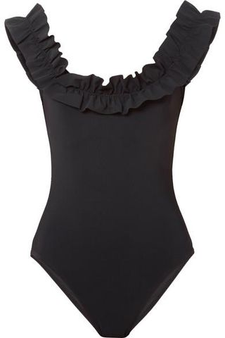 Karla Colletto + Mondria Ruffled Swimsuit