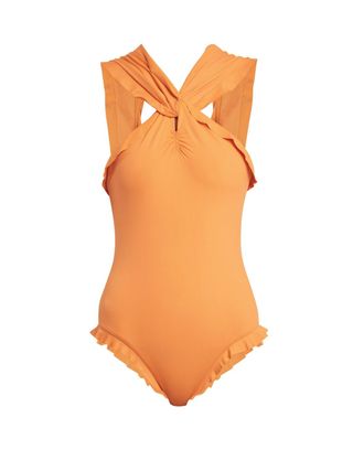 Marysia + Oxford Maillot Ruffle Swimsuit