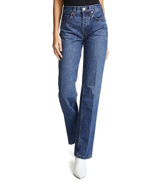 Re/Done + High Rise Medium Flare Jeans
