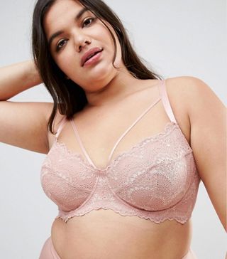 ASOS Curve + Florence Strappy Lace Molded Underwire Bra