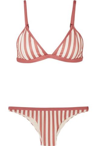 Haight + Striped Triangle Bikini