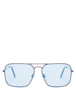 RetroSuperFuture + Iggy Celeste Aviator Sunglasses