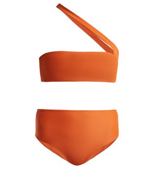 Jade Swim + Halo One-Shoudler Bikini Top