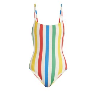 Solid & Striped + The Nina Scoop Back Swimsuit