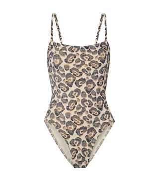 Eres + Les Essentiels Aquarelle Leopard-Print Swimsuit
