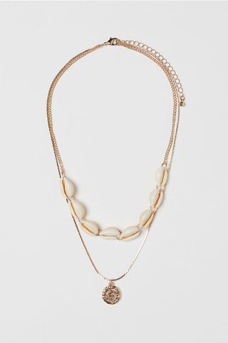 H&M + Necklace with Shells