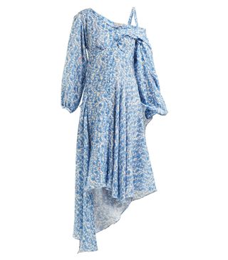 Preen by Thornton Bregazzi + Soeroya Floral-Print Silk-Blend Dress
