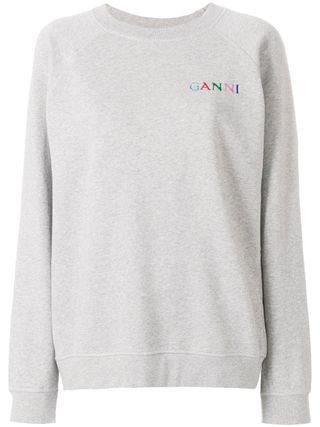 Ganni + Logo Sweatshirt
