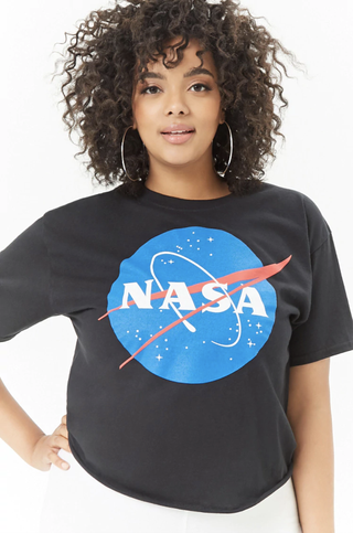 Forever 21 + NASA Graphic Cropped Tee