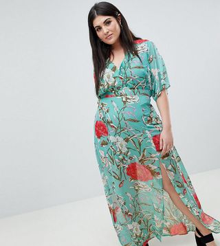 Missguided + Floral Maxi Dress