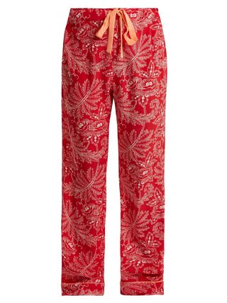 Diane von Furstenberg + Floral-Print Silk Crepe de Chine Pyjama Trousers