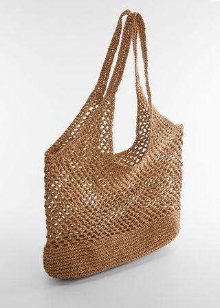 Mango + Natural Fiber Sack Bag