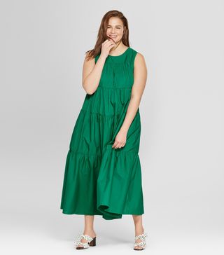 Who What Wear + Tiered Maxi Dress
