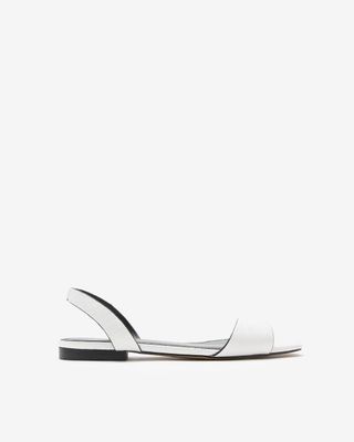 Express + Square Toe Slingback Slide Sandals