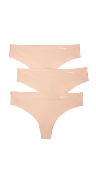 Calvin Klein + 3 Pack Invisibles Thongs