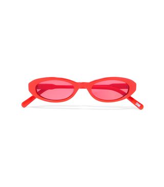 Chimi + Joel Ighe Oval-Frame Acetate Sunglasses