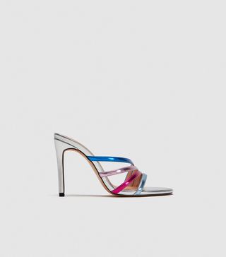 Zara + High Heel Strappy Sandals