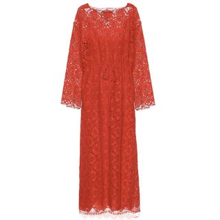 Gucci + Lace Midi Dress