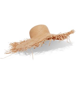 Clyde + Frayed Straw Hat