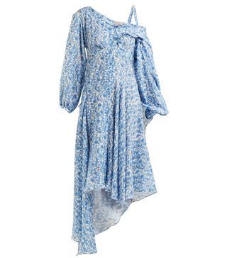 Preen by Thornton Bregazzi + Soeroya Floral-Print Silk-Blend Dress