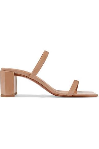 By Far + Tanya Patent-Leather Sandals