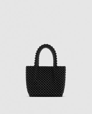 Zara + Mini Tote Bag With Studs
