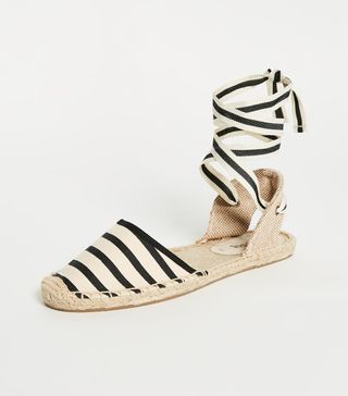 Soludos + Striped Espadrille Sandals