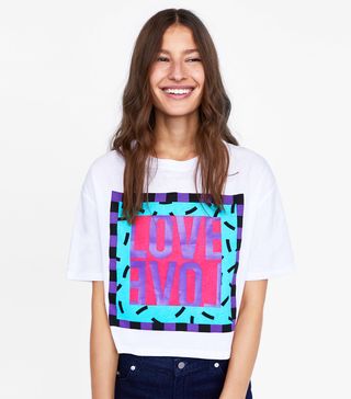 Zara + Printed T-Shirt