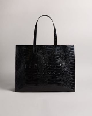 Tedbaker + Allicon Mock Croc Icon Tote Bag
