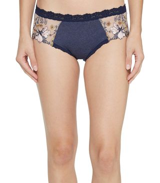 Hanky Panky + Embroidered Denim Boyshorts