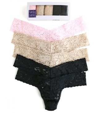 Hanky Panky + 5 Pack Low Rise Thongs