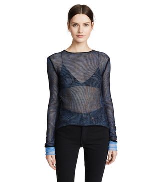 Helmut Lang + Sheer Pullover