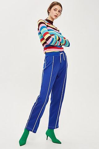 Topshop + Tall Seam Front Track Pants