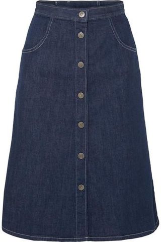 M.i.h Jeans + Callcott Organic Denim Skirt
