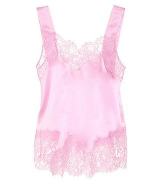 Givenchy + Lace-Trimmed Silk Camisole