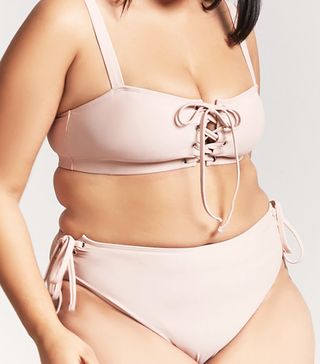Forever 21 + Plus Size Lace-Up Bikini Top