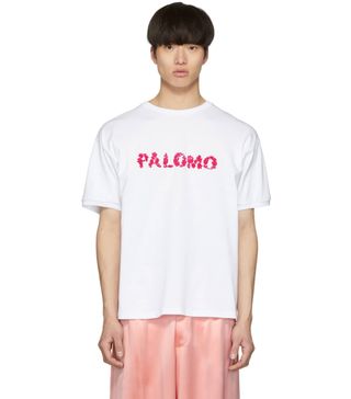 Palomo Spain + White Lace Logo T-Shirt