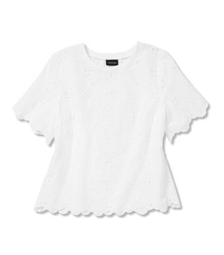 Who What Wear + Short Sleeve Eyelet T-Shirt