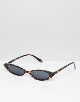 ASOS DESIGN + Small Cat-Eye Fashion Glasses