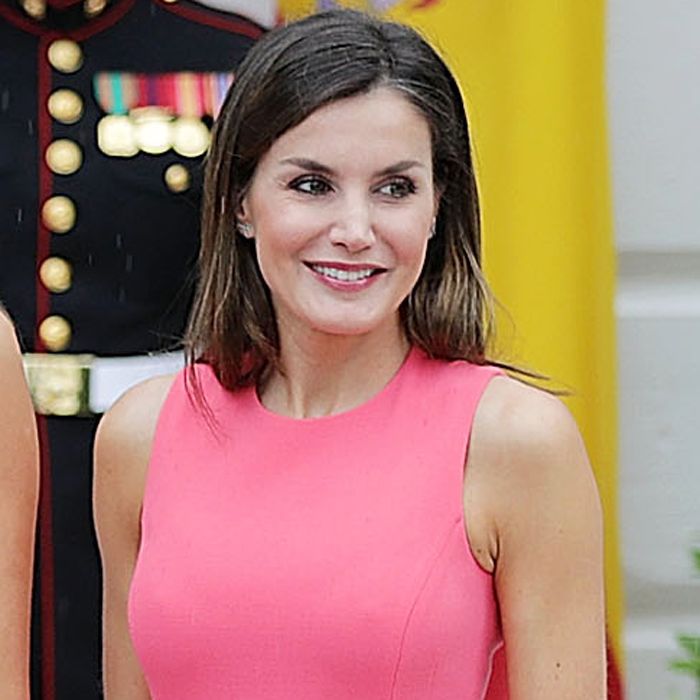 Queen Letizia Wore a Striking Pink Outfit to the White House | Who What ...