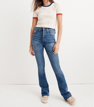 Madewell + Rivet & Thread Skinny Flare Jeans